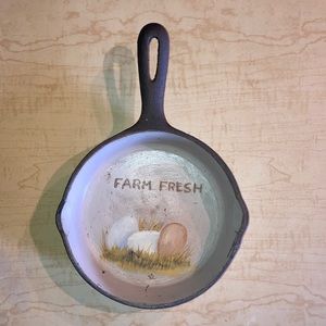 🍳🥚 FARM FRESH x WAGNER’S CAST IRON SKILLET WALL ART 🍞🥚